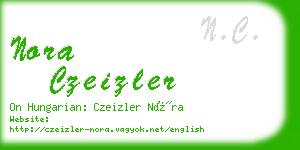 nora czeizler business card